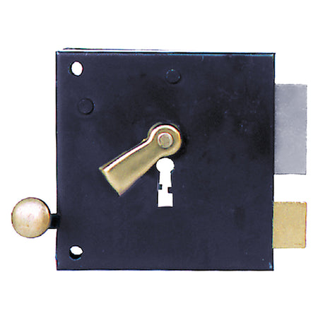 Serratura Portoncino Da Applicare Art. 175 E 60 - Scatola Mm 120 Dx- 2 Pezzi - Bonaiti