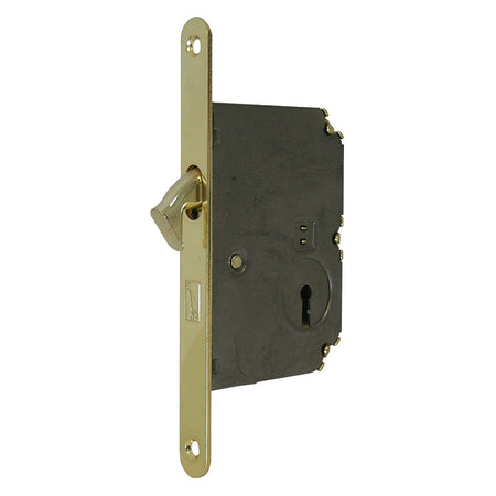 Serratura A Gancio Mm 50 - Ottonata- 6 Pezzi - Bonaiti