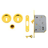 Kit Per Porte Scorrevoli Finitura Oro Lucido - Mariva