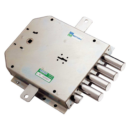 Serratura Da Applicare Triplice Per Porte Blindate Art. 555 Dx E 63 - Mm 182 X 146 - Mottura