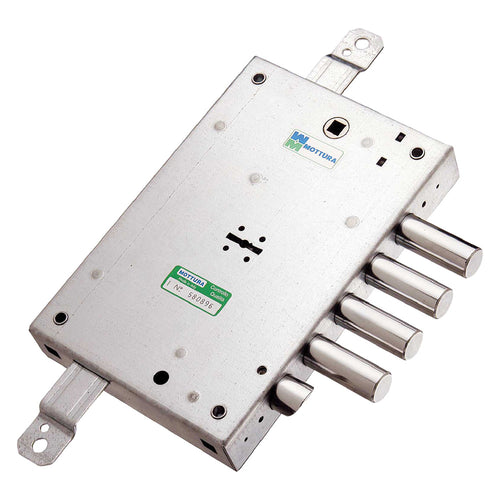 Serratura Da Applicare Triplice Per Porte Blindate Art. 52.571 Dx E 63 - Mm 206 X 136 - Mottura