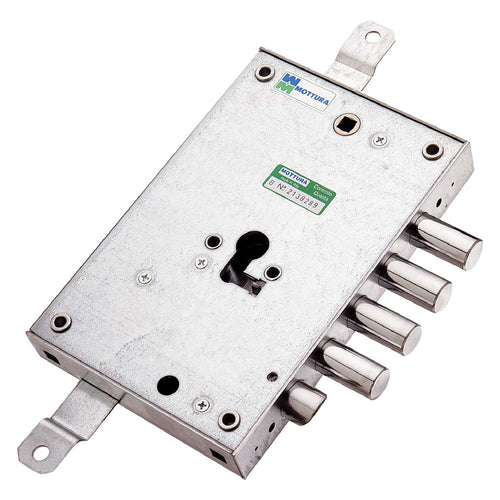 Serratura Da Applicare Triplice Per Porte Blindate Art. 85.571 Sx E 63 - Mm 206 X 136 - Mottura