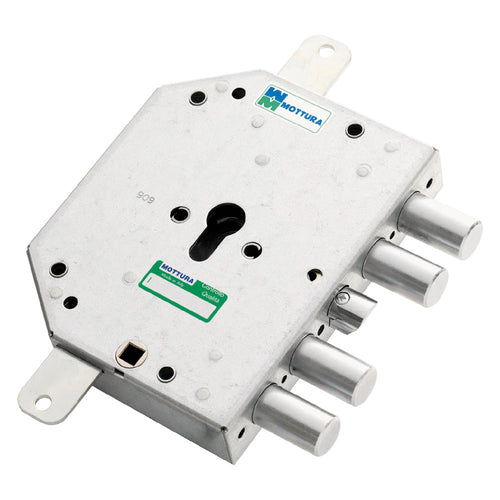 Serratura Da Applicare Triplice Per Porte Blindate Art. 89C.855 Sx E 60 - Mm 132 X 165 - Mottura