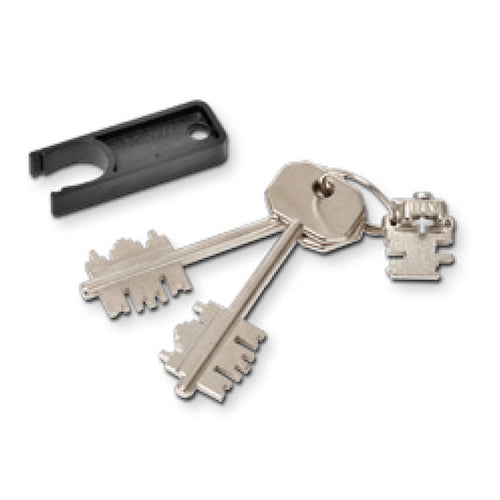 Blocchetto Con Tre Chiavi Chiavi Diritte Mm. 92 - Dierre