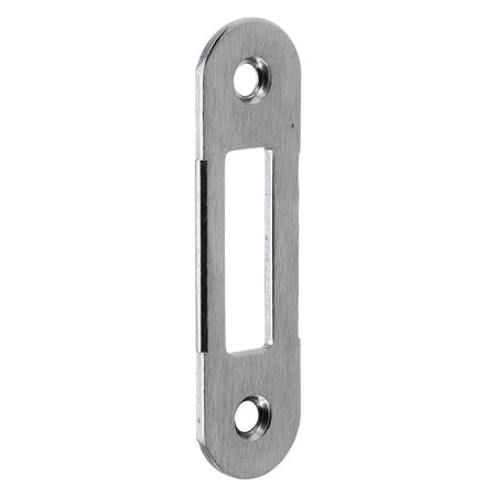 Contropiastra Per Serratura 'Patent Centro' B.T. Cromo Opaco - Interasse 90 Mm - Bonaiti