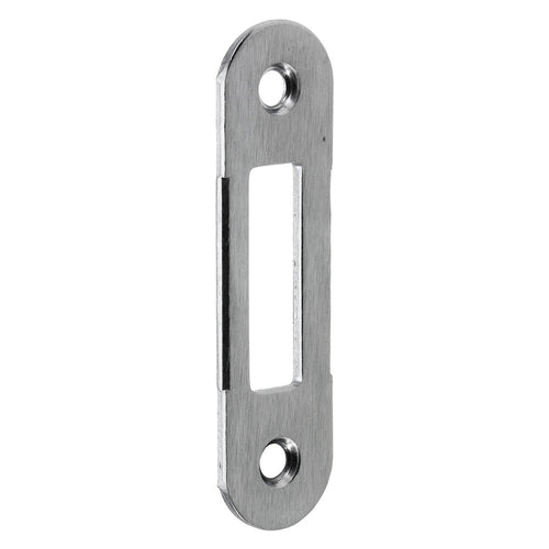 Contropiastra Per Serratura 'Patent Centro' B.T. Cromo Opaco - Interasse 90 Mm - Bonaiti