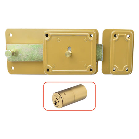 Serratura Ferroglietto 'P-Cf' P50 -5 Mand.E70 Dx Scroc.45 °Incorp.- 2 Pezzi - Ff