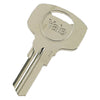 Chiave Ottone Nichelato Lunghezza 23,65 Mm - 4 Perni- 10 Pezzi - Yale