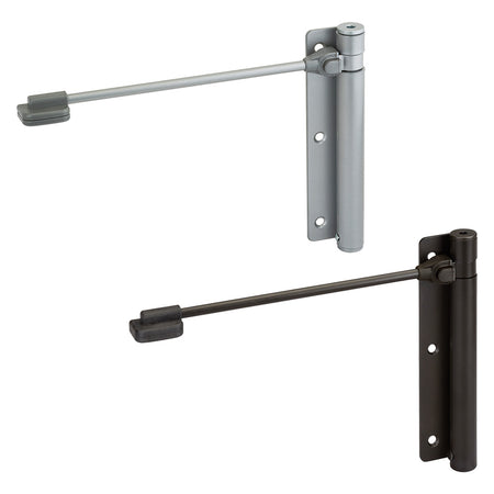 Chiudiporta A Molla Art.114 Tipo Sinistro - Cromo Satinato- 2 Pezzi - Aldeghi Luigi