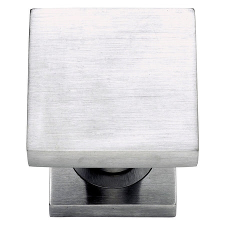 Pomolo Quadro Asti Cromo Satinato - Forme