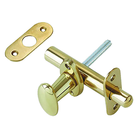 Pomolo Ovale Con Catenaccio Frontale Mm 80 - Finitura Lucida - Biennebi