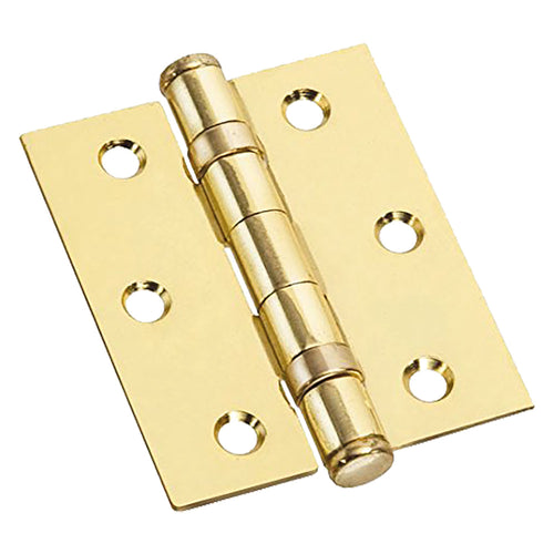 Cerniera Con Cuscinetti Ottonata Mm 75 X 65 - Sp.2- 2 Pezzi