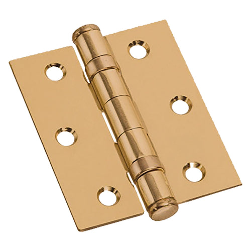 Cerniera Con Cuscinetti Bronzata Mm 90 X 75 - Sp.2,5- 2 Pezzi