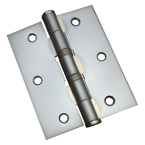 Cerniera Con Cuscinetti Cromo Satinato Mm 75 X 65 - Sp.2- 2 Pezzi