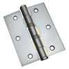 Cerniera Con Cuscinetti Cromo Satinato Mm 75 X 75 - Sp.2- 2 Pezzi