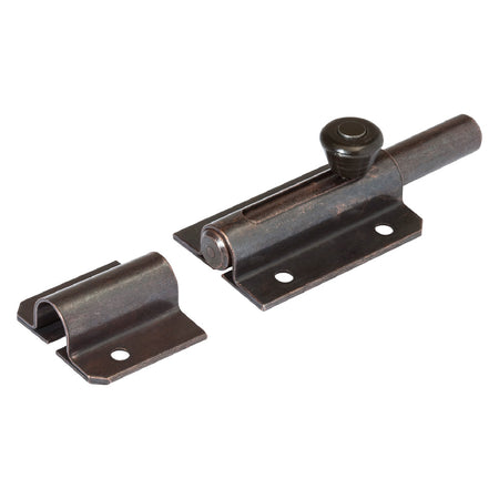 Catenaccio Trasversale Asta Tonda Art.216 Mm 120 - Acciaio Bronzato- 10 Pezzi - Aldeghi Luigi