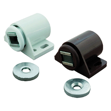 Chiusura Magnetica 'Regolabile' Colore Bianco Mm 30 X 30- 100 Pezzi