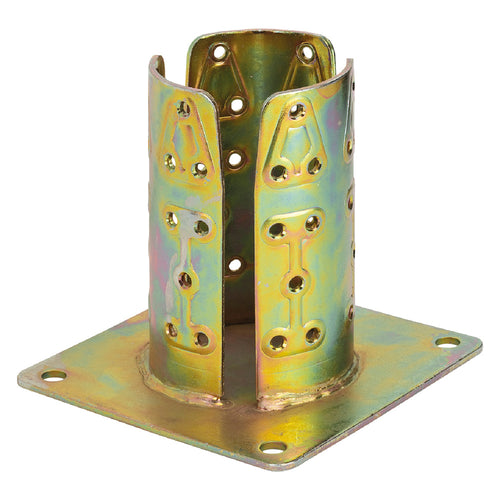 Supporto Per Pilastri Tondi Art.922 Ø Mm 102 - Base 150 X 150- 4 Pezzi - Aldeghi Luigi