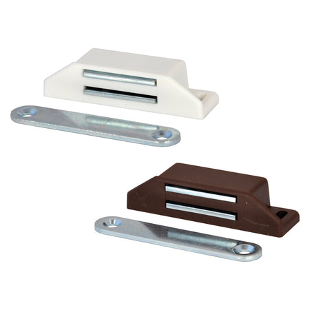 Chiusura Magnetica Mm 19 X 65 Bianco- 50 Pezzi