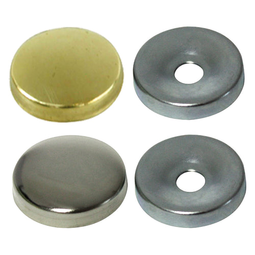 Borchia Coprivite Conica Mm 12 Ottone Nichelato- 200 Pezzi