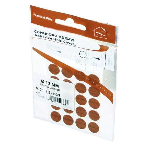 Copriforo Adesivo Colore Grigio- 5 Confezione