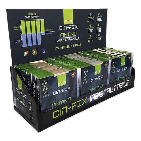 Espositore Cintino Pvc Per Tapparelle 18 Pezzi - Fts
