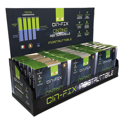 Espositore Cintino Pvc Per Tapparelle 18 Pezzi - Fts