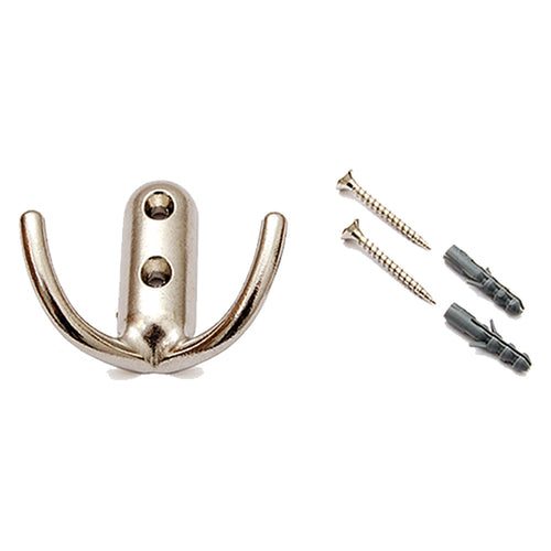 Gancio Bigancio Nichelato - Blister 1 Pezzo