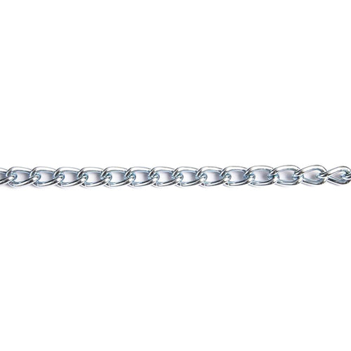 Catena Ornamentale Pretagliata Ritorta Maglia Cort 2,5 Mt Ã? 3 Mm - Nichelata