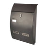 Cassetta Postale Porta Rivista '708B' Cm 27 X 12 X H 40 - Antracite - Mille