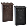 Cassetta Postale Cm 25 X 9,5 X H 37 - Bronzata / Marrone - Mille