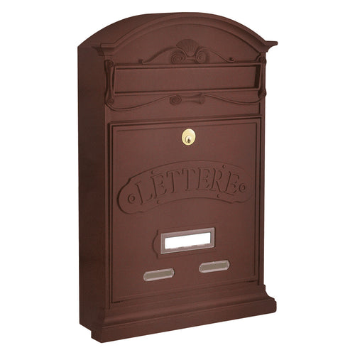Cassetta Postale Serie 'Lettere' Ruggine - Alubox