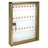 Bacheca Porta Chiavi Cm 30 X 5 X 40 - 24 Posti / Bronzo - Alubox