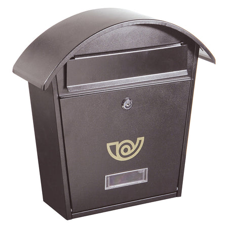 Cassetta Postale Porta Rivista Serie 'Chalet' Verniciata Grigio Ghisa - Alubox