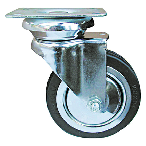 Ruote Per Mobili Art.155 Ø 60 Piastra Mm 64 X 50 - Avo