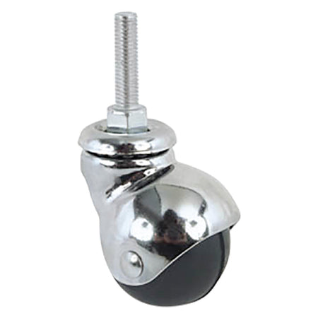 Ruota Per Mobili Art.165/B Ø 30 - Perno Mm 8 X 15 - Nera - Avo