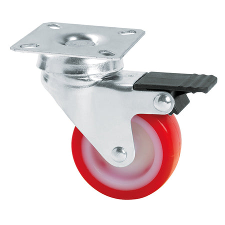 Ruota Per Mobili Art. 235/Bis Ø 60 - Piastra Mm 60 X 60 - Avo