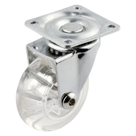Ruota Per Mobili Trasparente Ã¸ 50- 12 Pezzi