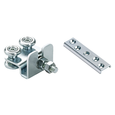 Carrello A 4 Cuscinetti Con Piastra Art.40/24+42 Ø Mm 24 - 10 Ma - Comunello