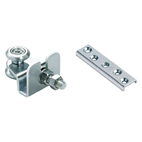 Carrello A 2 Cuscinetti Con Piastra Art.38/24+42 Piastrina Ricambio 8 Ma - Comunello