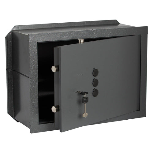 Cassaforte Con Chiave E Combinazione '82210' Cm 42 X 30 X 25 - 2+2 Catenacci - Cisa