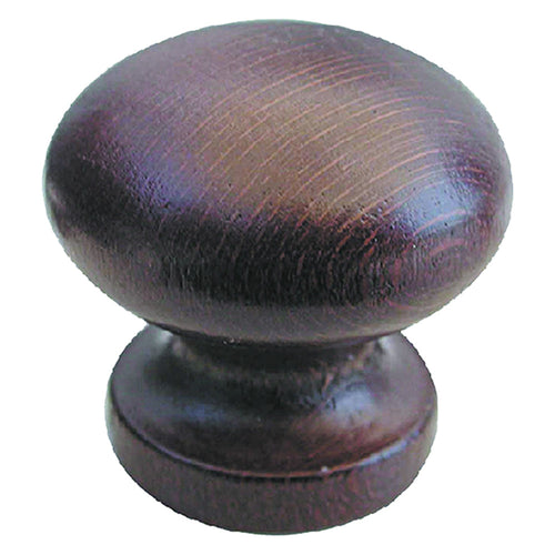 Pomolo Legno Art. 101 Mm 35 Art.101B Noce Scuro- 25 Pezzi