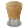 Pomolo In Legno/Ottone Sferico Art. 745 Mm 19 Noce Chiaro- 25 Pezzi
