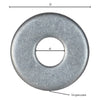 Rondella Grembialina Inox A2 M 10- 2,5 X 30 X 10,5 Mm - 2 Centinaio
