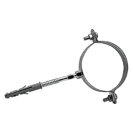 Collare Per Pluviale Zincato Ã¸ 100- 2 Pezzi