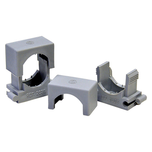 Fissacavo In Nylon Quadro Ø Mm 16 - 24- 50 Pezzi - G&B