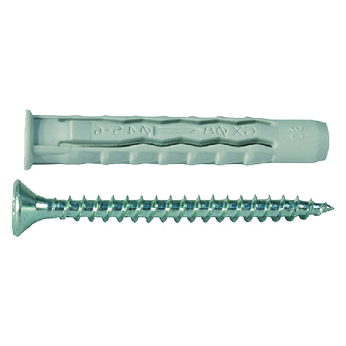 Tassello Nylon 'Gl-Vps' Gl-6Vps 6 X 30 Vite 4,5 X 40- 100 Pezzi - G&B