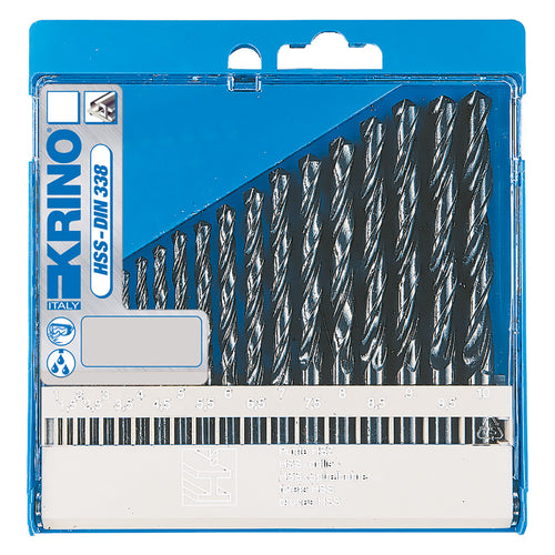 Punte Serie Per Metallo Hss Rullate Cf. 19 Pz - Krino