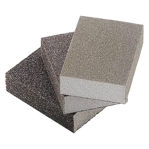 Spugna Abrasiva A 4 Lati 'Grinspon' Grana Grossa (Gr. 60)- 10 Pezzi - Grinding