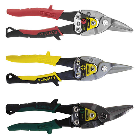 Cesoia A Leva Demoltiplicata Mm. 250 -Taglio Sinistro Mm 0,7>1,2 - Stanleyfatmax